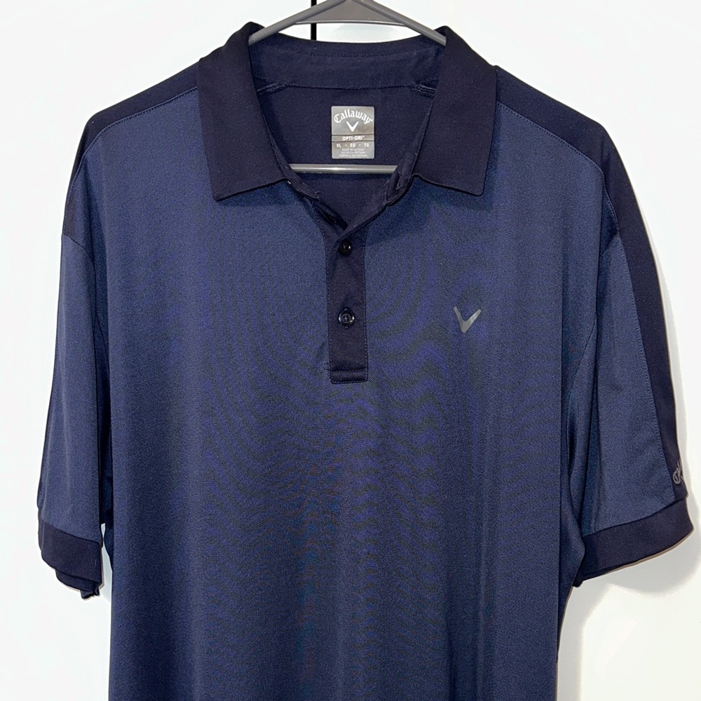Callaway Men's Dark Blue Polo Shirt - Size XL
